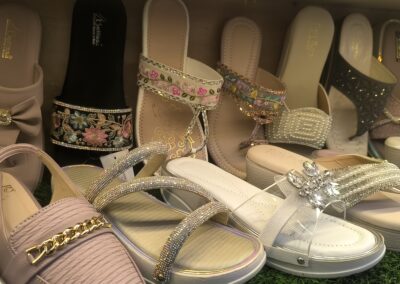 Ladies party wear footwear collection at Smiles Foot Craft in Chennai