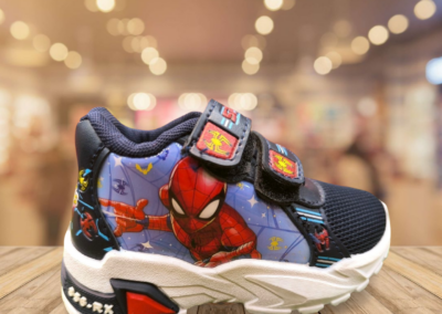 spiderman kids sports shoes led light boys footwear Chennai Smiles Foot Craft